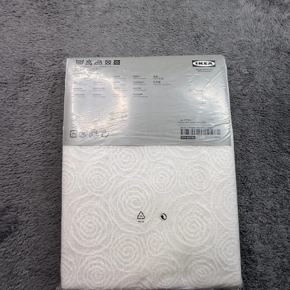 Ikea Lydia Cirkel B Becker M Bache White Curtains Pair NEW 57